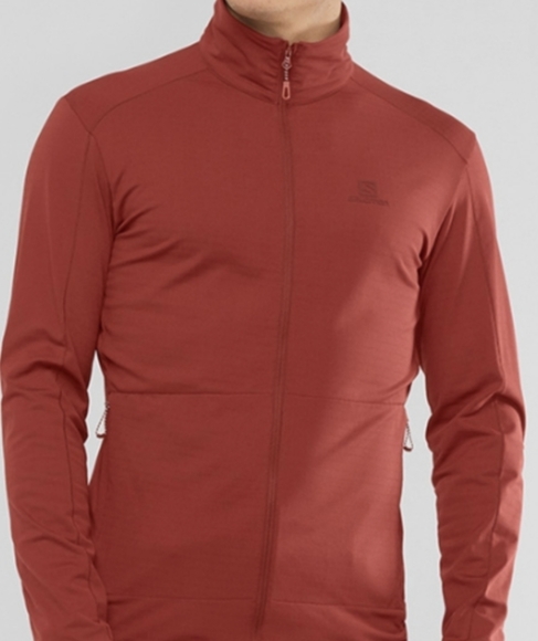 Salomon Other - SALOMON OUTRACK FULL ZIP BROWN FLEECE JACKET